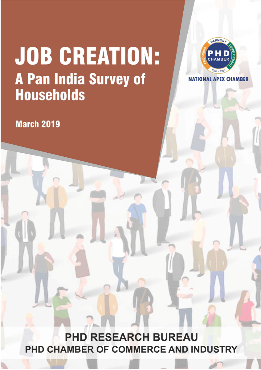 Job Creation in India in the last five years- 4th - PHD Chamber