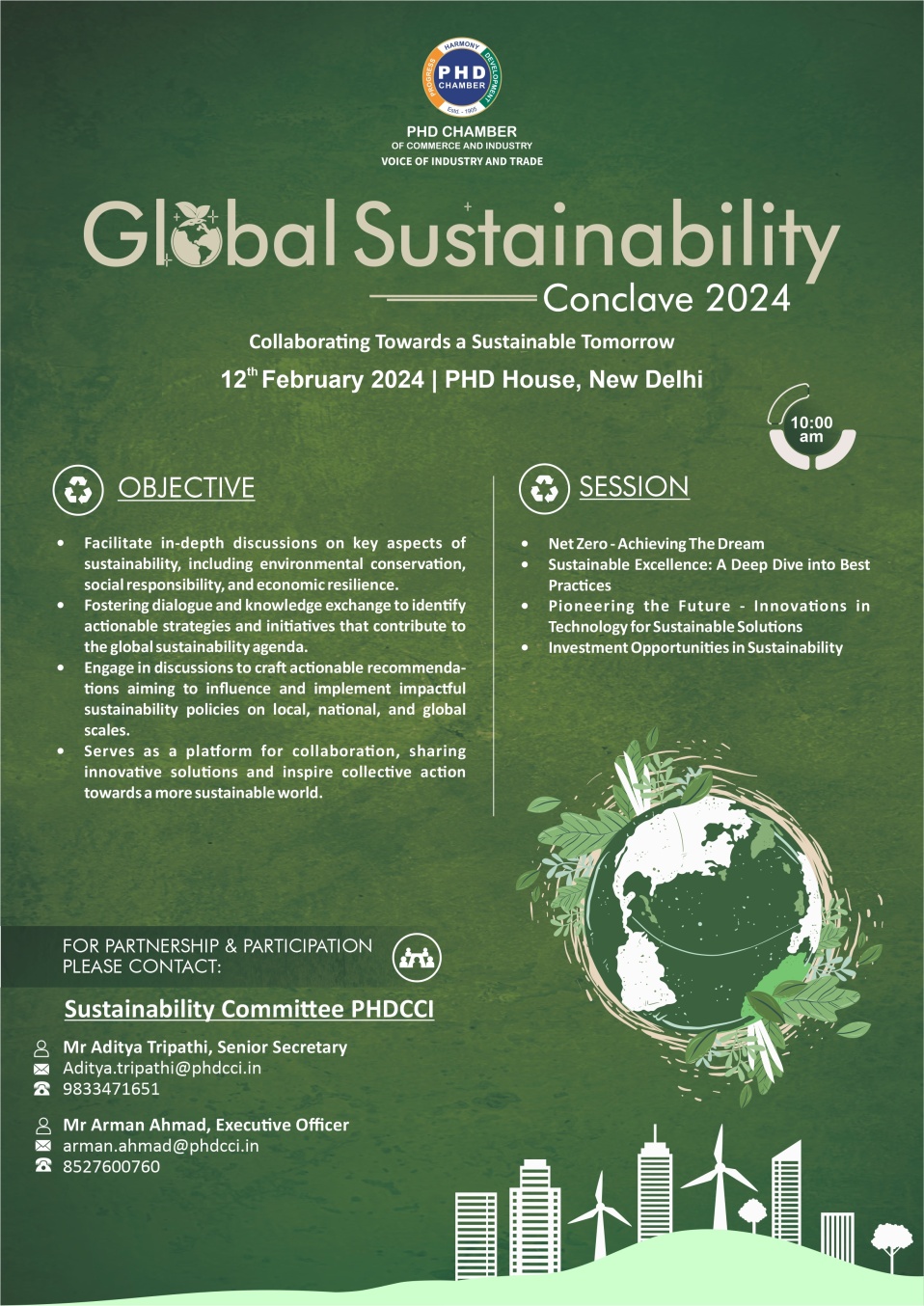 Global Sustainability Conclave 2024 - PHD Chamber