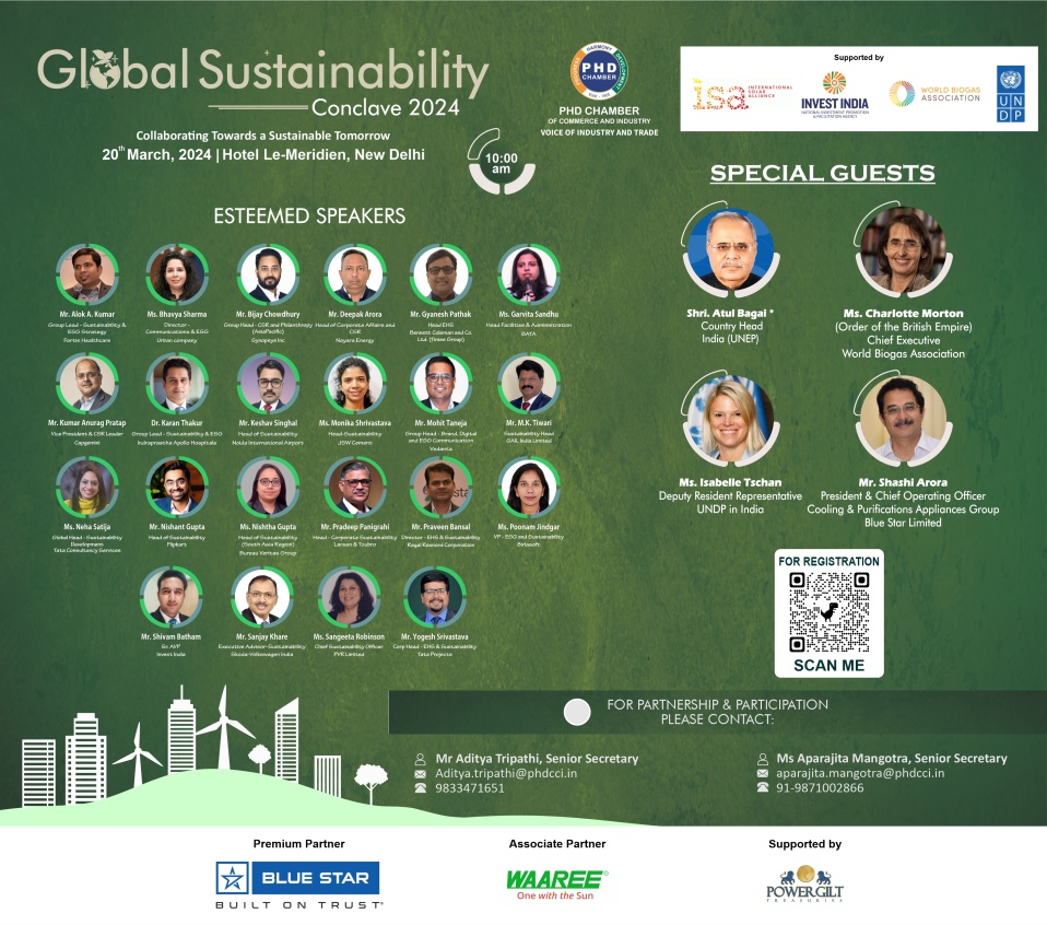 Global Sustainability Conclave 2024 - PHD Chamber