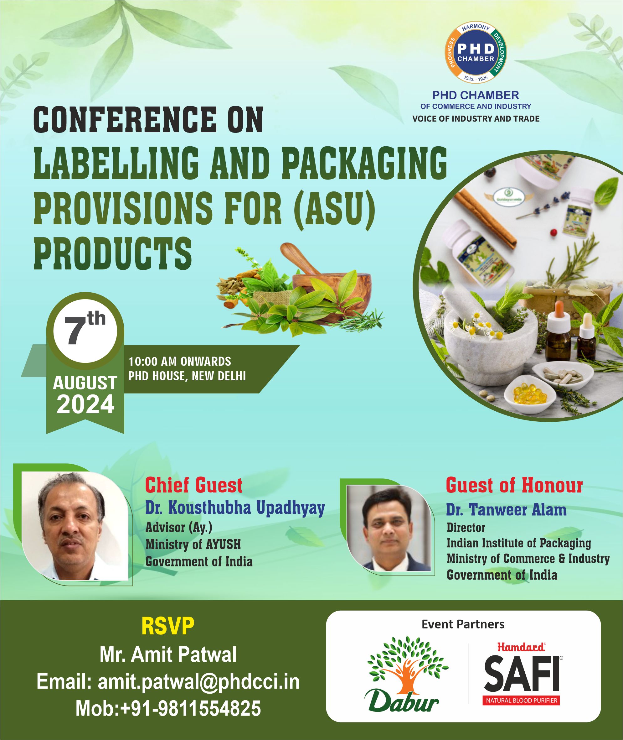 Conference On Labelling And Packaging Provisions For Asu Products - Phd 